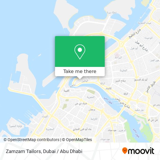 Zamzam Tailors map