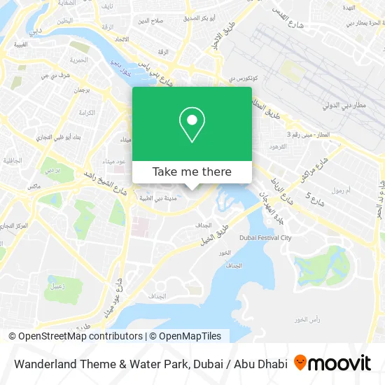 Wanderland Theme & Water Park map