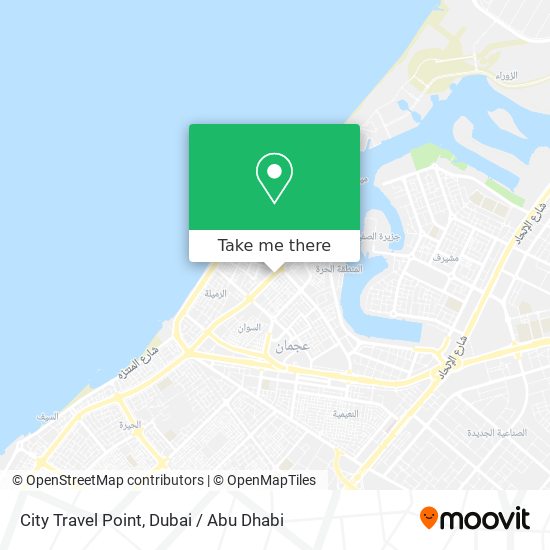 City Travel Point map