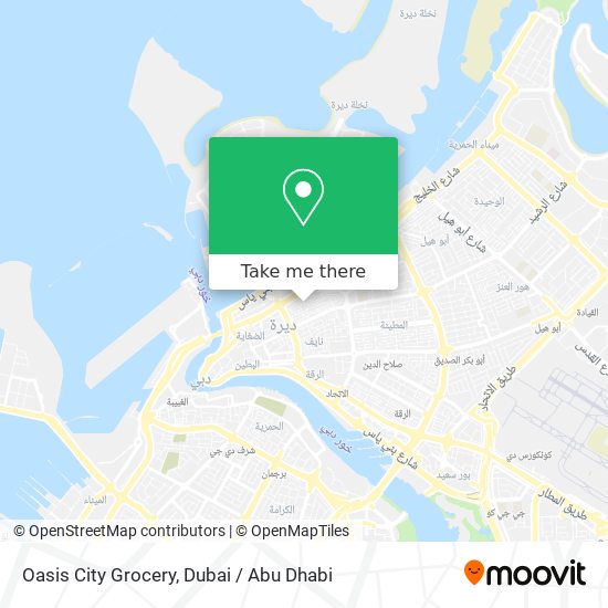 Oasis City Grocery map