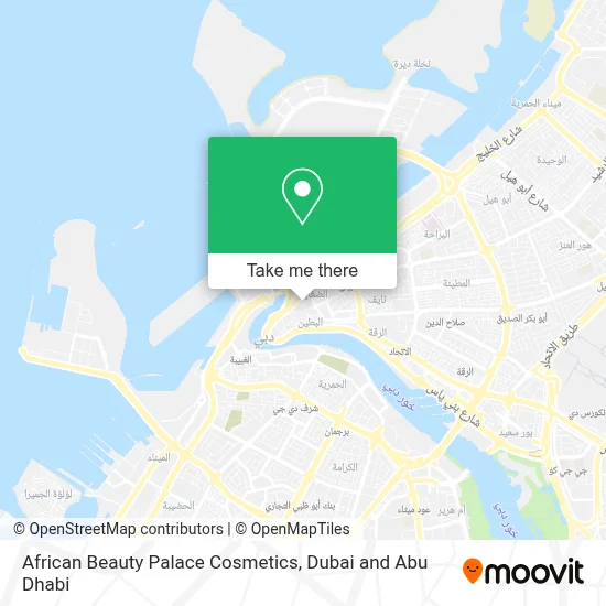 African Beauty Palace Cosmetics map