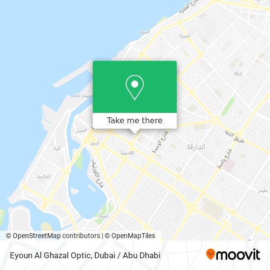Eyoun Al Ghazal Optic map
