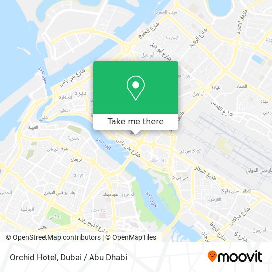 Orchid Hotel map
