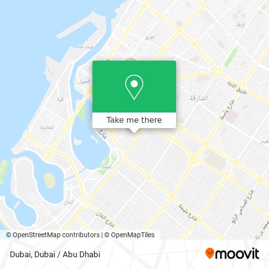 Dubai map