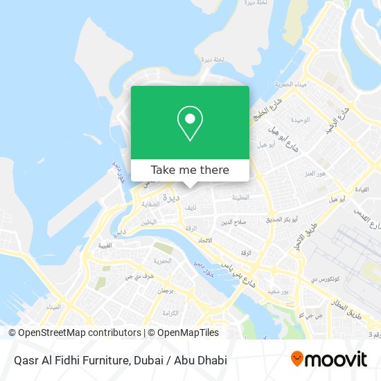 Qasr Al Fidhi Furniture map