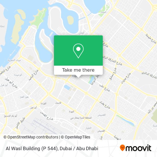 Al Wasl Building (P 544) map