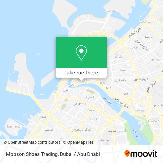 Mobson Shoes Trading map