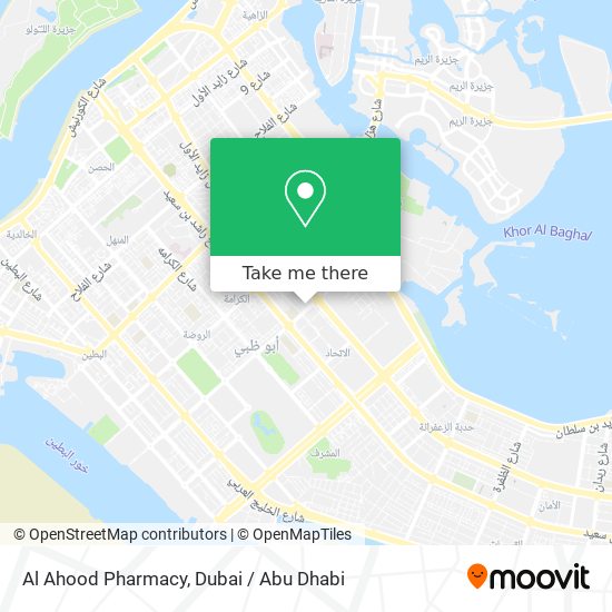 Al Ahood Pharmacy map