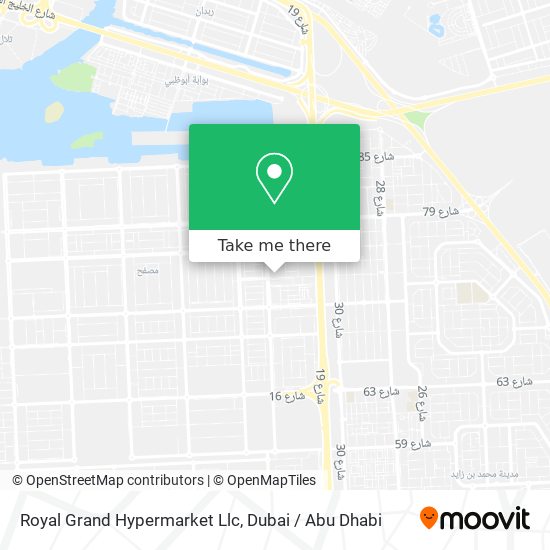 Royal Grand Hypermarket Llc map