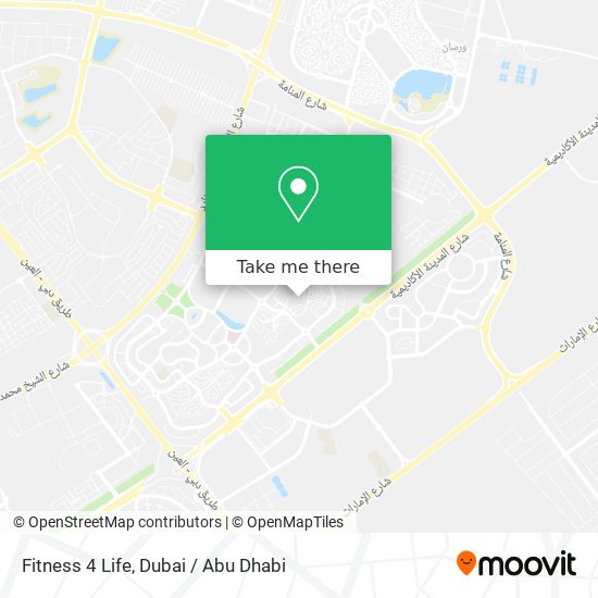 Fitness 4 Life map