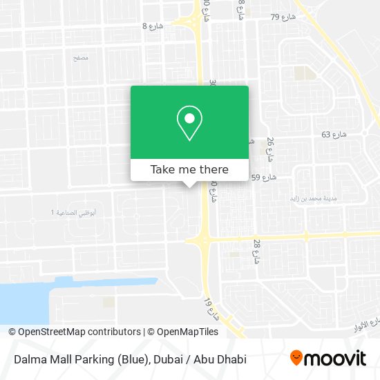 Dalma Mall Parking (Blue) map