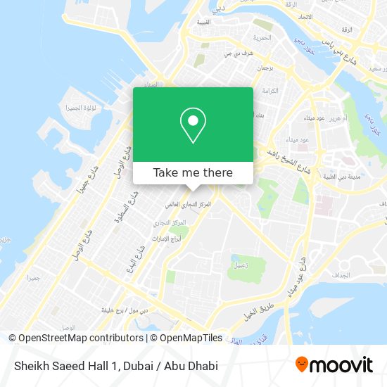 Sheikh Saeed Hall 1 map