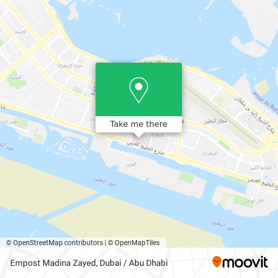 Empost Madina Zayed map