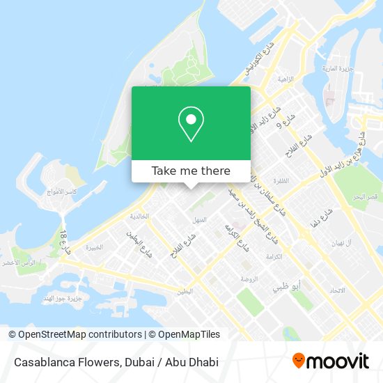 Casablanca Flowers map