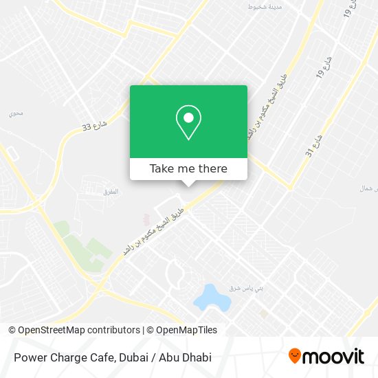 Power Charge Cafe map