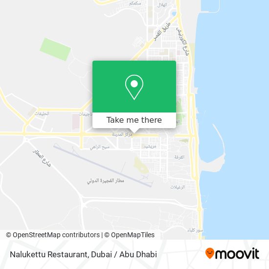 Nalukettu Restaurant map
