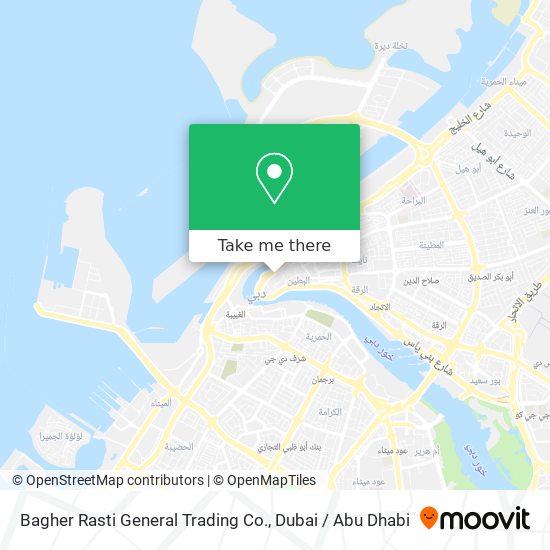 Bagher Rasti General Trading Co. map