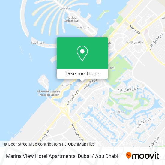 Marina View Hotel Apartments map