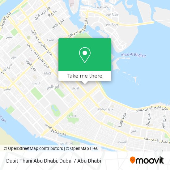 Dusit Thani Abu Dhabi map
