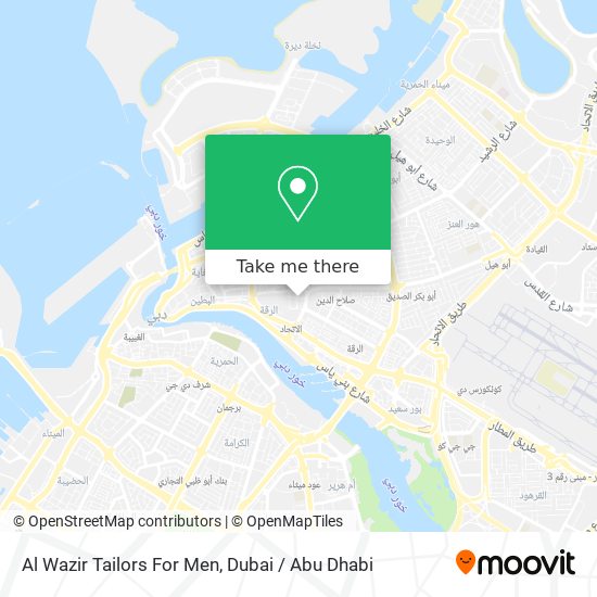 Al Wazir Tailors For Men map