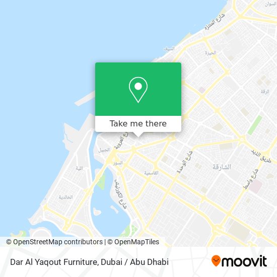 Dar Al Yaqout Furniture map