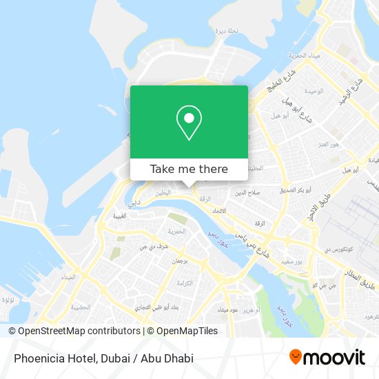 Phoenicia Hotel map