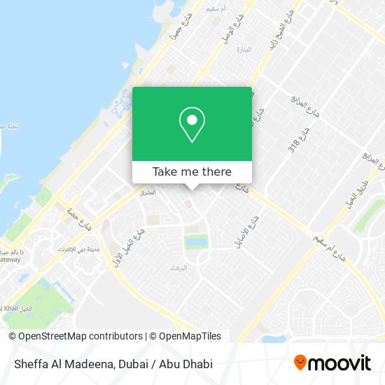 Sheffa Al Madeena map