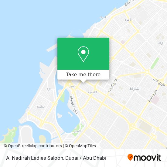 Al Nadirah Ladies Saloon map