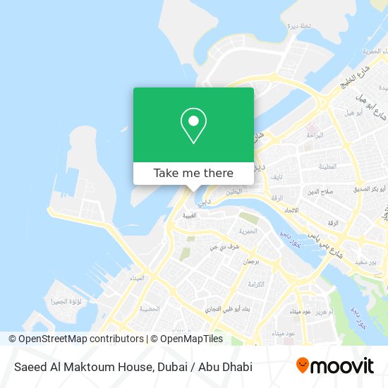 Saeed Al Maktoum House map