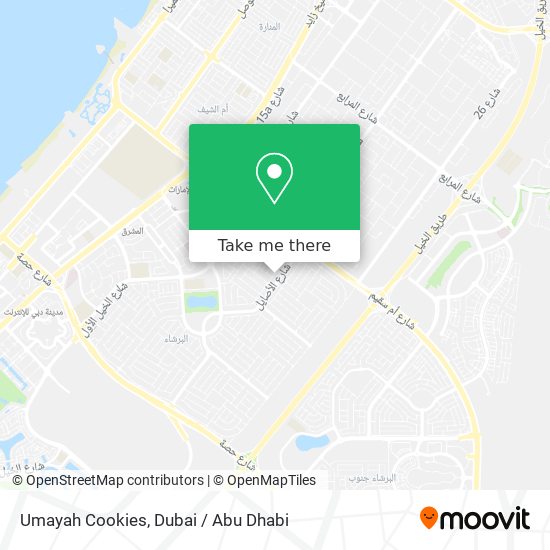 Umayah Cookies map