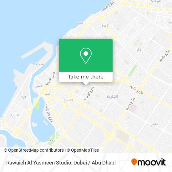 Rawaieh Al Yasmeen Studio map