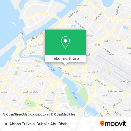 Al Abbas Travels map