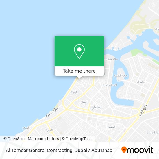 Al Tameer General Contracting map