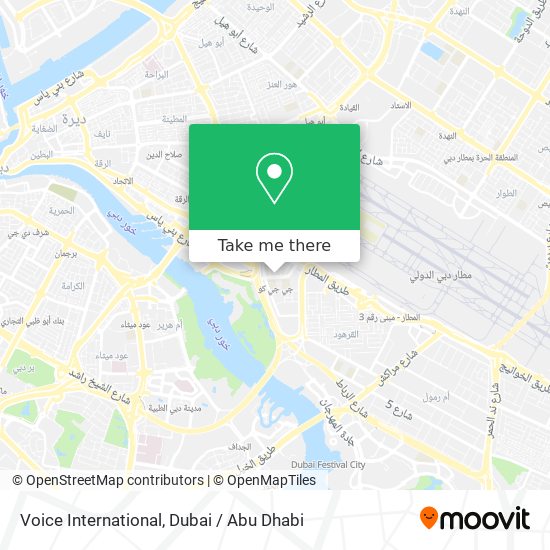 Voice International map