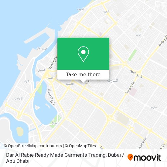 Dar Al Rabie Ready Made Garments Trading map