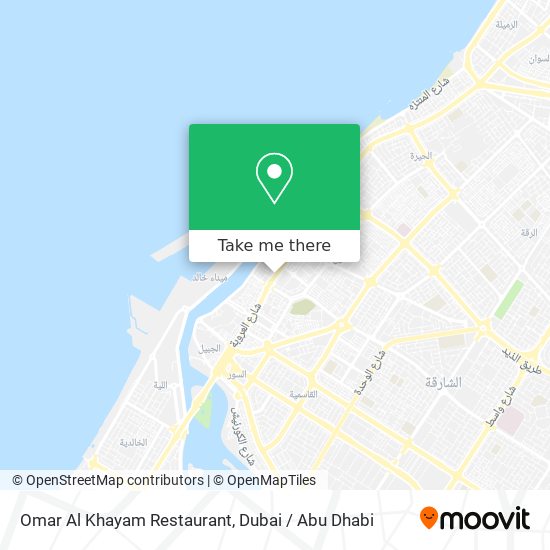 Omar Al Khayam Restaurant map
