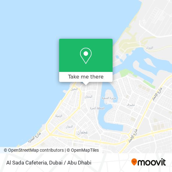 Al Sada Cafeteria map