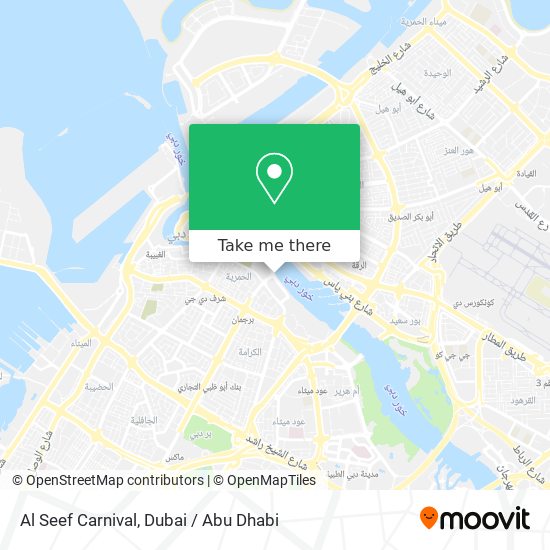 Al Seef Carnival map