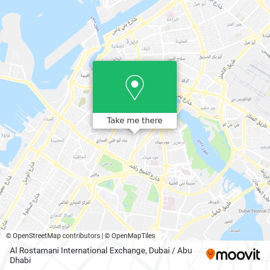 Al Rostamani International Exchange map