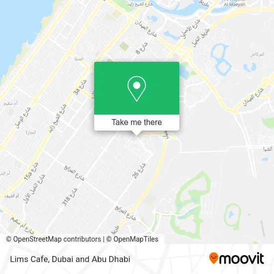 Lims Cafe map
