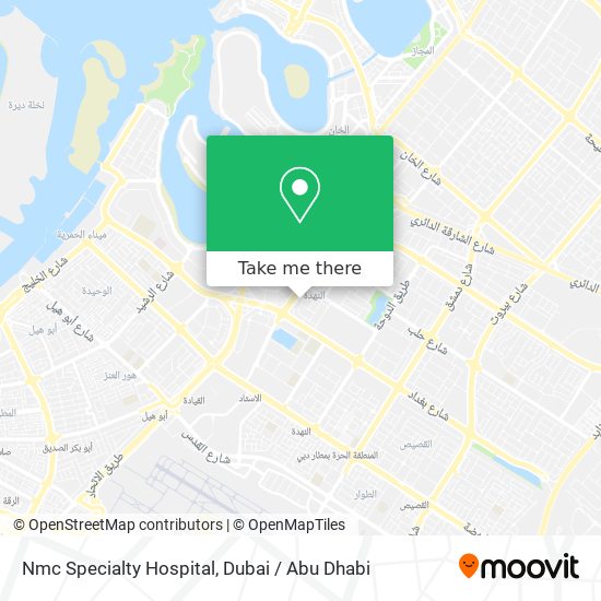 Nmc Specialty Hospital map