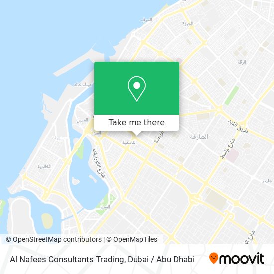 Al Nafees Consultants Trading map