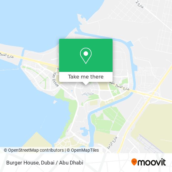 Burger House map