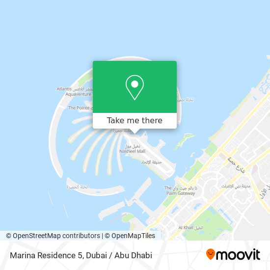 Marina Residence 5 map