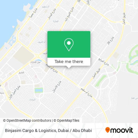 Binjasim Cargo & Logistics map