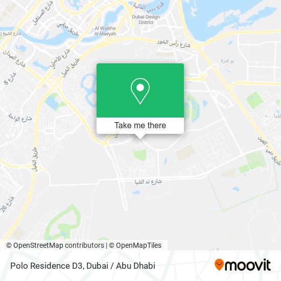 Polo Residence D3 map