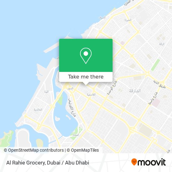 Al Rahie Grocery map