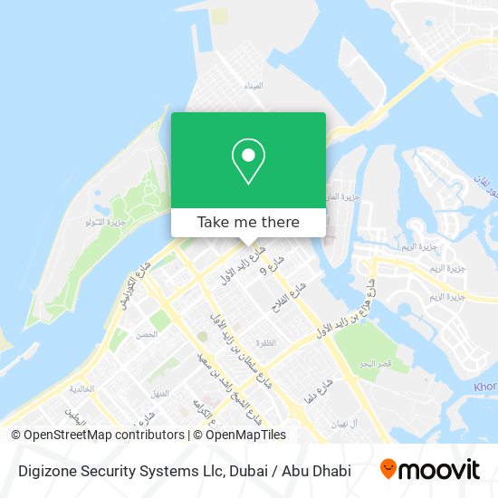 Digizone Security Systems Llc map