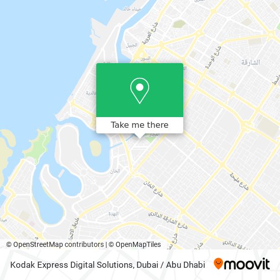 Kodak Express Digital Solutions map