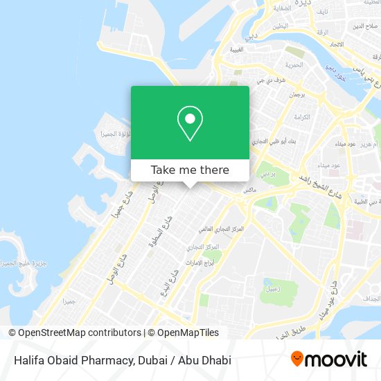 Halifa Obaid Pharmacy map